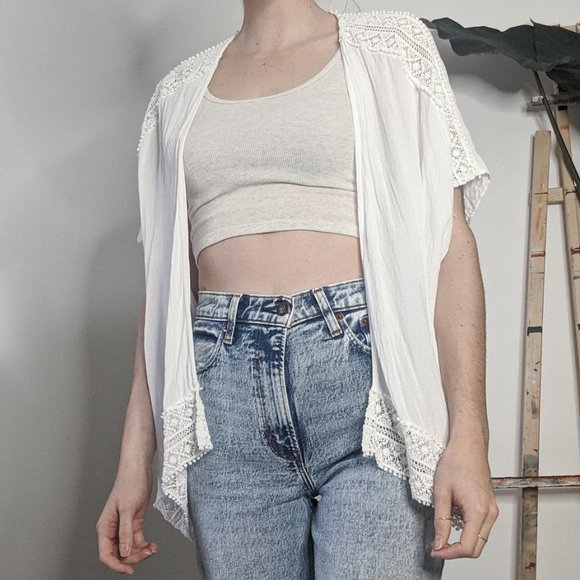 Garage Lace Cardigan Cover-up - Picture 3 of 4